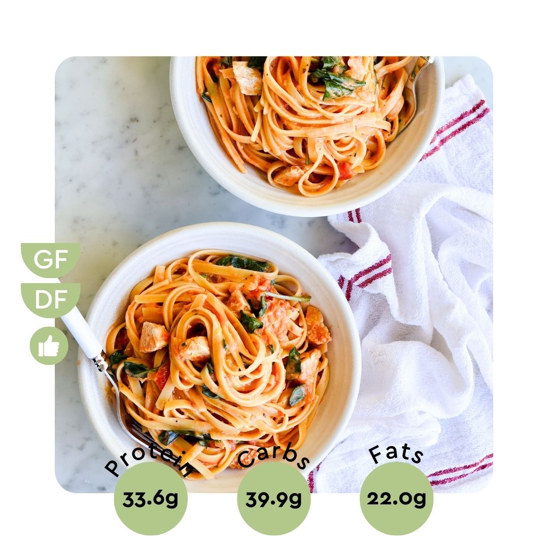 Creamy Tomato Chicken Fettuccine